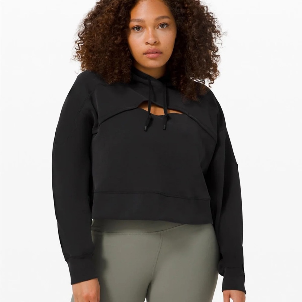 Lululemon Get Centred Crop Hoodie